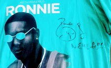 New Edition Limited Edition Bet Autographed Ronnie Devoe * Keith Powers T Shirt.