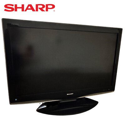 Sharp 37” TV AQUOS LCD 1080P HDTV 16:9 Widescreen w/Remote, Manual