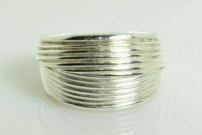 Vintage Pierre Cardin Ring Sterling Silver Size 6 - Ring Twists to Change Shape