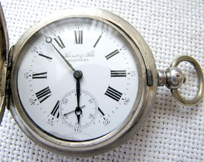Perret & Fils Brenets pocket watch Made for the Russian Empire 92 gr., silver 84