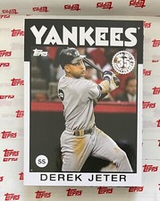 Derek Jeter 2021 MLB Topps Series 1 1986 35th Anniversary Card #86B-98 Yankees