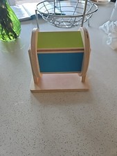 LOVEVERY RAINBOW COLOR WOODEN SPINNER MONTESSORI BABY TOY