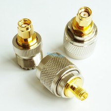 3Pcs/Set RP SMA PL259 SO239 UHF kit male plug female jack RF adapter connector