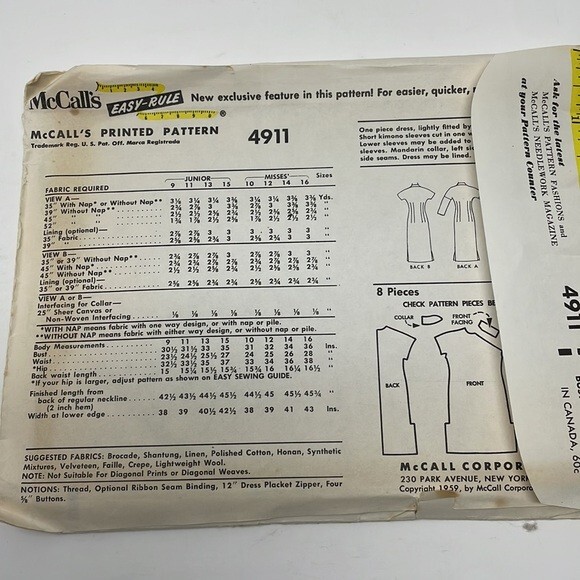 Cheongsam Pattern Mccalls cheongsam-pattern-mccalls