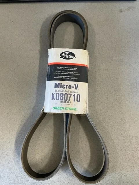 NEW Gates Micro-V Serpentine Belt K080710 8PK1805 28mm x 1820mm | eBay