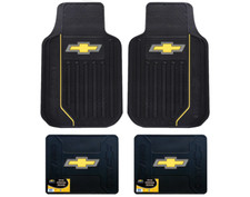  4 Chevrolet Floor Mats Chevy Silverado Front Rear Rubber Best Gift