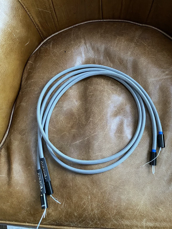 Audiophile Cable Pure Silver Cotton Interconnect RCA to RCA 1.2M - Image 3 of 3