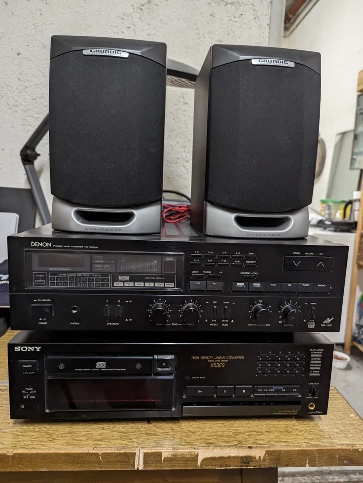 Denon Tuner und Sony cd player