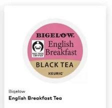 🆕☕ Bigelow English Breakfast Keurig Tea K-cups  