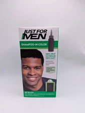 Just for Men Original Formula #H-60 JET BLACK Shampoo-In Hair Color