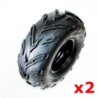 2X 16X8 - 7 inch 4 Stud Wheel Rim Tyre Tire 125cc 150cc Quad Dirt Bike ATV Buggy