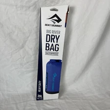 Sea To Summit Big River Waterproof Dry Bag 20L Blue Lightweight DrySack