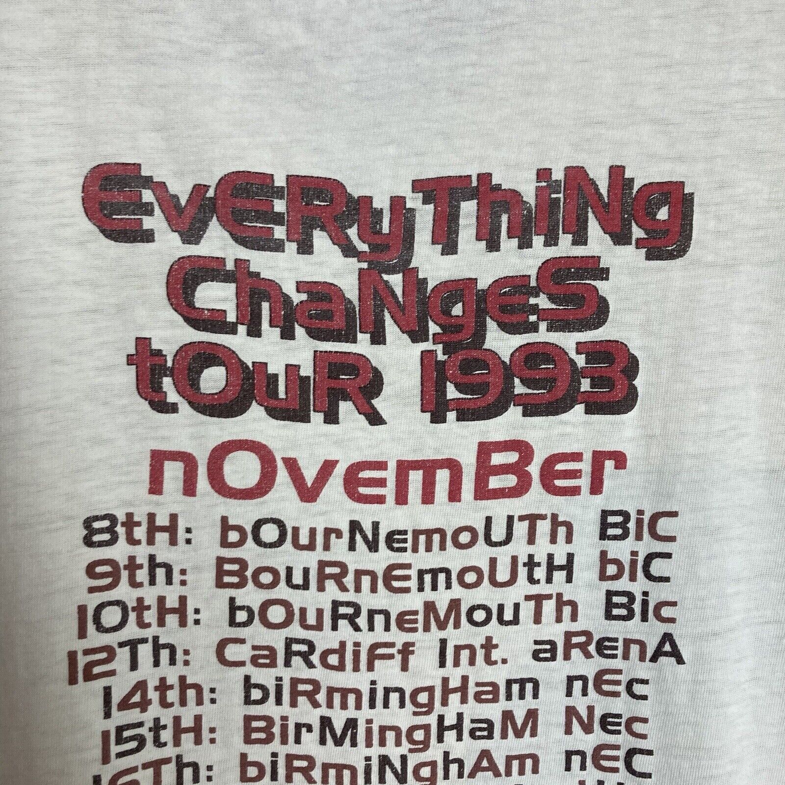 Vintage Boy Band T-shirt Medium 90s Take That Eve… - image 9