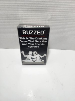 Buzzed - This Is The Drinking Game That Gets You and Your Friends Tipsy - NEW