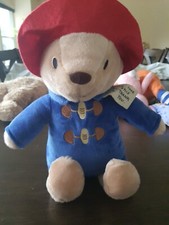 Paddington Bear Red Hat and Blue Coat Stuffed Toy 13" Kohls Cares Plush