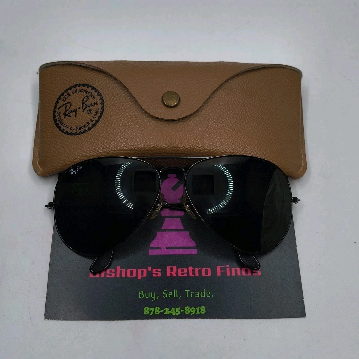 Ray-Ban Gold 1980s Vintage Sunglasses for sale | eBay