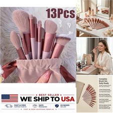 13-Piece Makeup Brush Set Eyeshadow Foundation Blush Nylon Cosmetic Tools