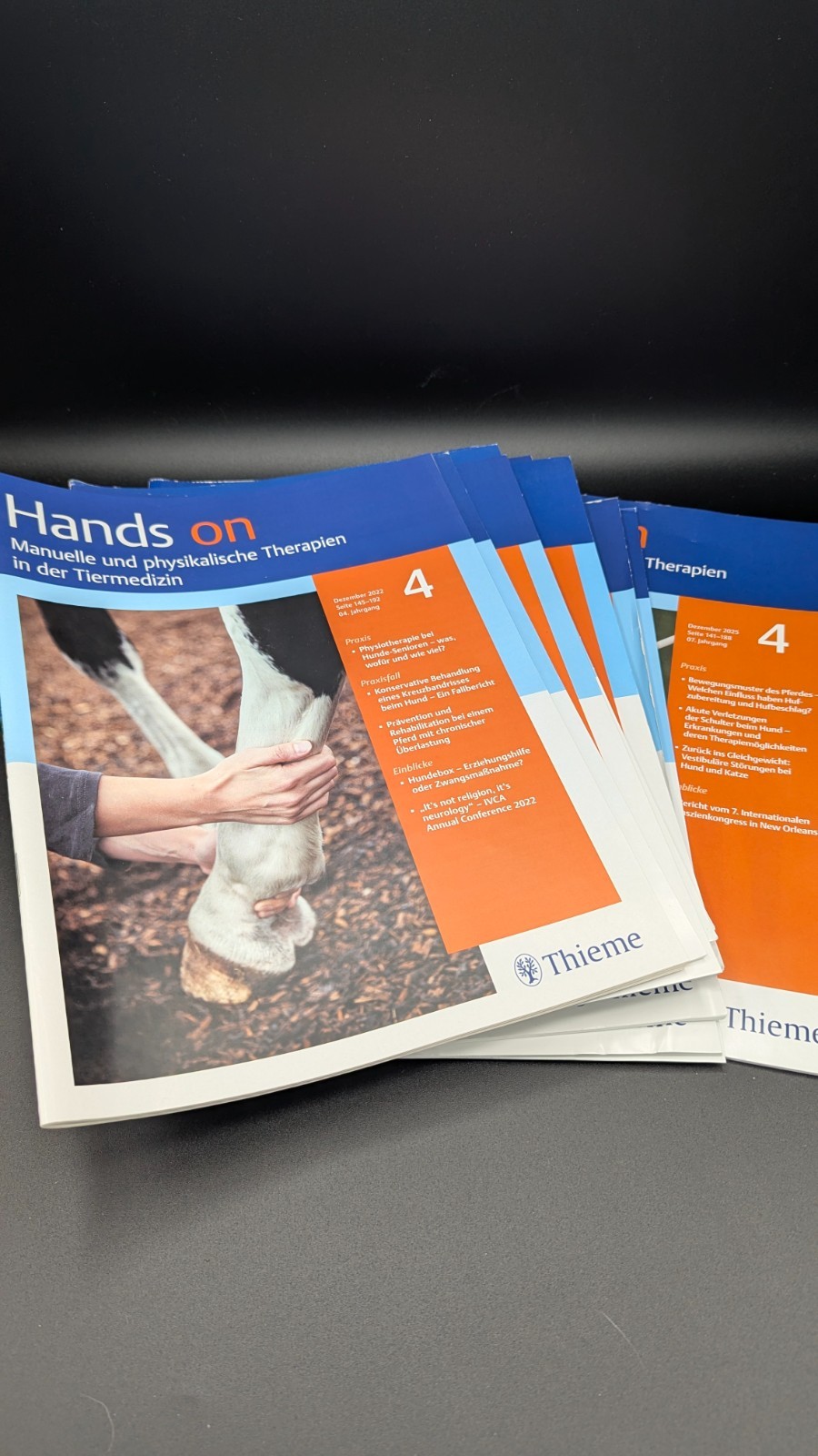 Thieme Hands On - Tierphysiotherapie - Heft 4/2022 - 4/2025