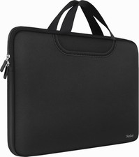 Laptop Sleeve Bag 15.6 Inch, Durable Traveling Briefcase inch, Black