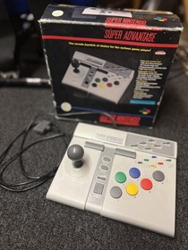 AsciiWare Ascii Super Advantage Joystick Controller Super Nintendo SNES with box