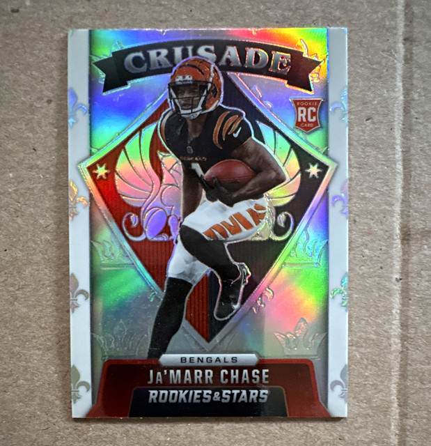 Panini 2021 Rookies & Stars Crusade Silver Prizm RC Ja'Marr Chase CR-26