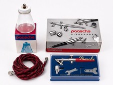 Paasche VL Double Action Airbrush Set-Complete Vintage VL-SET Kit w/ Hose,Extras