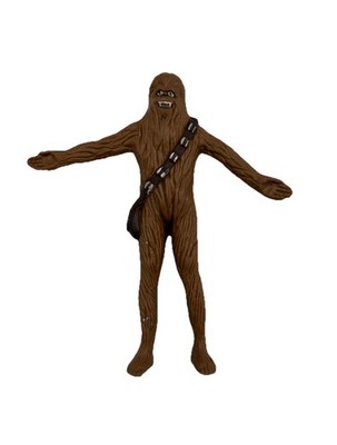 Just Toys Bend-Ems Star Wars Chewbacca Figure 1993 Chewie Bendable Rubber Toy