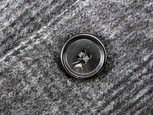 $1095 Billy Reid Wool Cashmere Overcoat Made in Italy Charcoal Plaid, Medium M - Picture 6 of 24