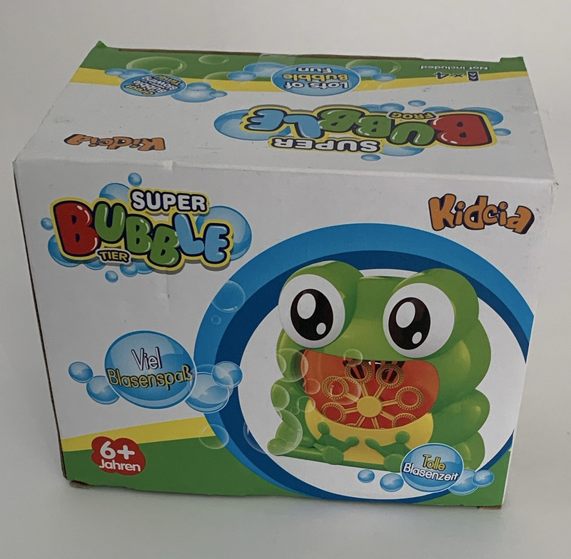 Kidcia Super Bubble Frog Bubble Blower Toy, Ages 8+ Years, MPN LUS075