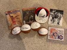 ABA lot auto signed Gilmore, Thompson, Mel  Daniels, Dampier, Dan issel, Scott