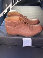 "Glide Chukka”Clark's Men's British tan leather Boots UK size 8.5