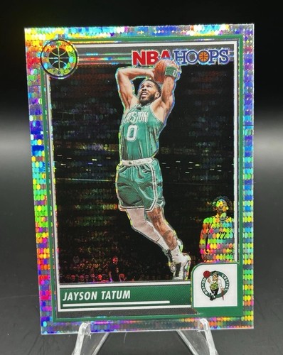 Panini 2023-24 NBA Hoops Premium Stock Jayson Tatum Celtics Pulsar Prizm #265