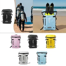 30L Backpack Waterproof Daypack for Travel Hiking Foldable PVC Coated Mesh Dry