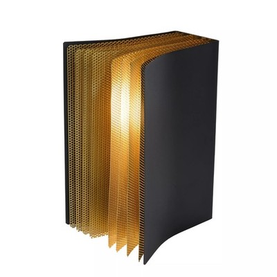 Lucide Tischleuchte Extravaganza Livret 78596/01/30 Buchform schwarz gold E14