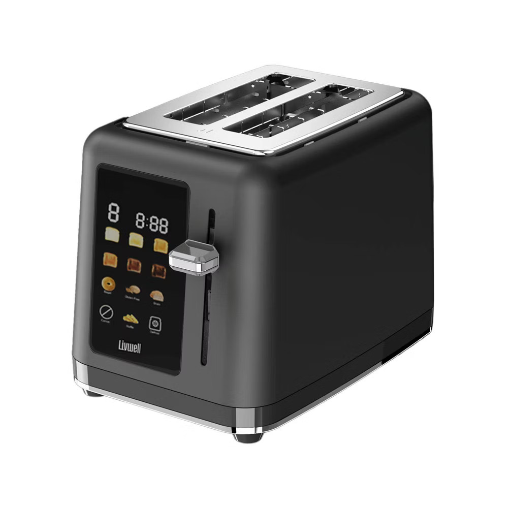 Livwell Smart Touch 2 Slice Toaster Black