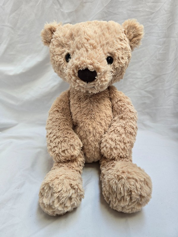 Jellycat Theodore Teddy Bear Medium Curly Burly Brown Retired JCINC4631 Large