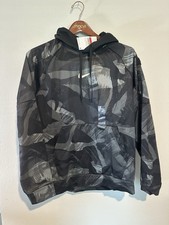Nike Therma-fit Men  s Large Pullover Camo Hoodie Black/Coconut milk DQ6949-010