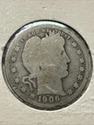1906 Barber Quarter