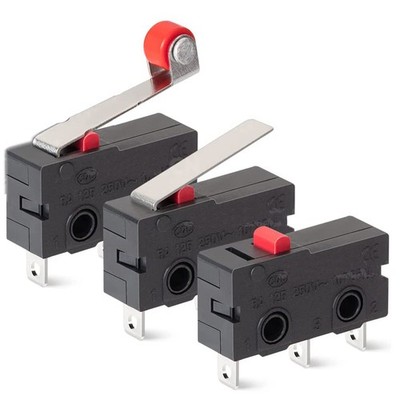 30PCS Micro Limit Switch 250VAC 5A SPDT 1NO 1NC Normally Open Close 250VAC
