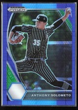 2021 Panini Prizm Draft Picks #PDP37 Anthony Solometo Blue Mojo Prizm