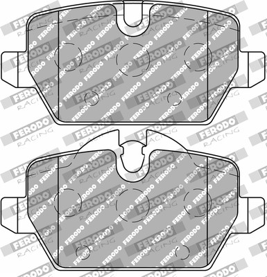 Ferodo Racing BremsbeläGe Bremsbelegsatz Hinten FüR BMW 1Er 3Er Mini Mini-image