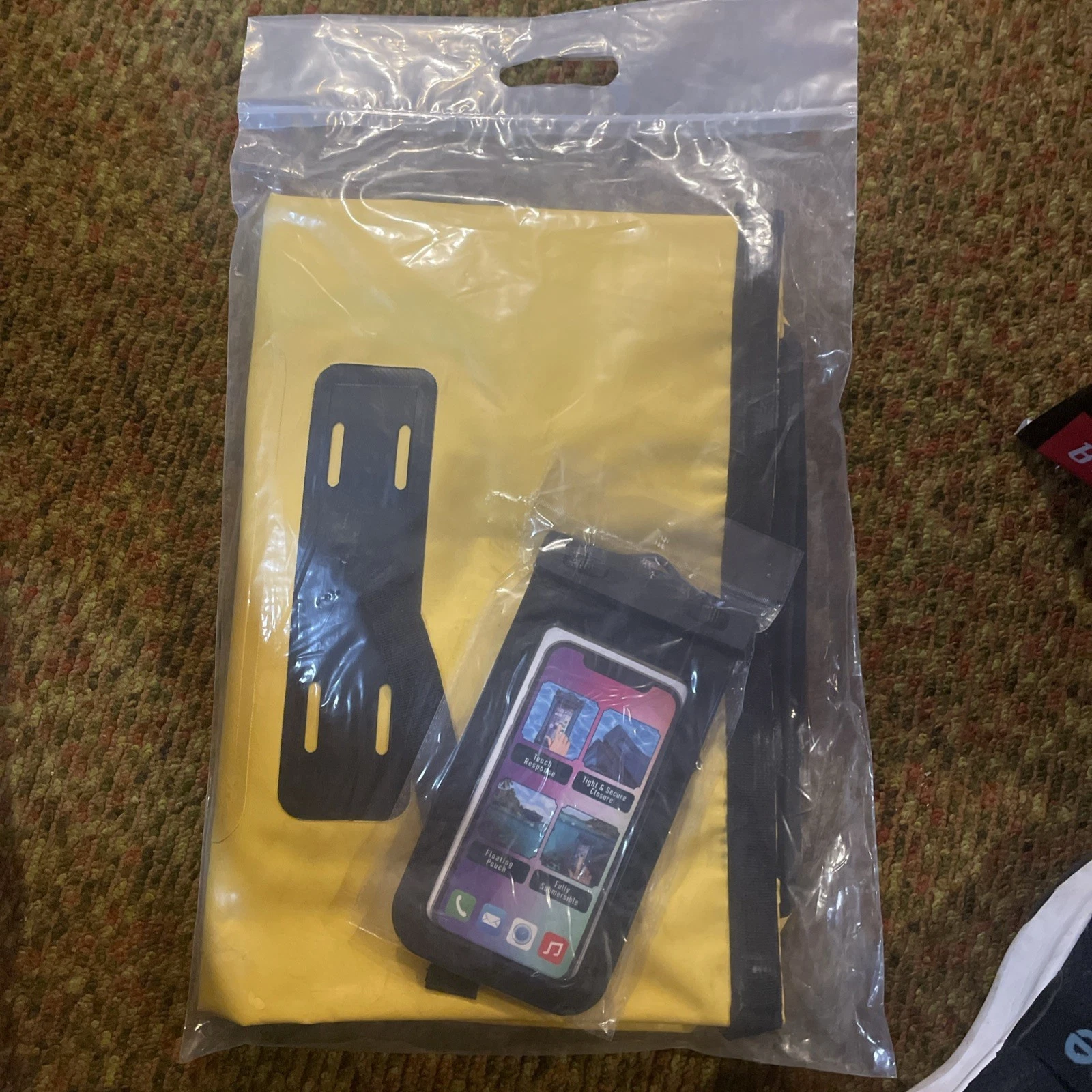 Body Glove Waterproof Dry Bag with Phone case, 22L Hiking Camping Backpacks