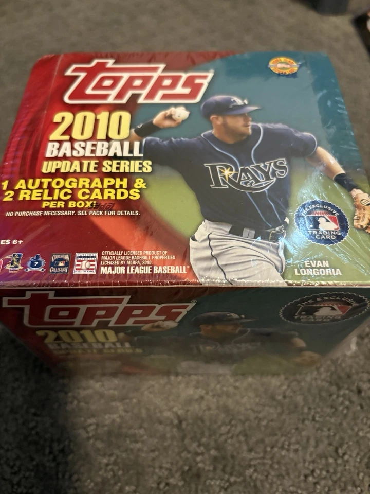 Topps 2010 Baseball Update Series Jumbo Hobby Box HTAp still sealed  - Image 3 of 4