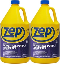 Zep Industrial Purple Degreaser 1 Gallon (2 Pack) – Heavy Duty Oil & Grease Clea
