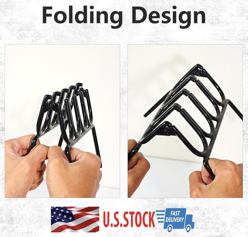 4 Pack Gun Storage Rack Pistol Handgun Revolver Safe Holder Rod Stand Organizer