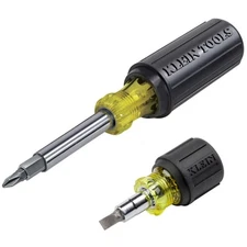 Versatile Klein Tools 80027 Screwdriver Kit: 11-in-1 + 6-in-1 Stubby Design