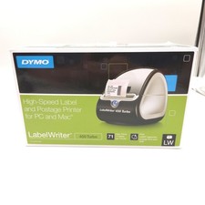 Dymo LabelWriter 450 Turbo Thermal Label Printer 1750283 w/ Cords and extra roll