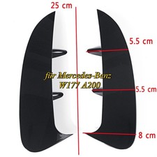  F&uuml;r Mercedes-Benz W177 A200 2x Hecksto&szlig;stange Flaps Spoiler Lippe Canard passt