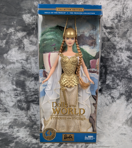 Barbie Princess of the Vikings Dolls of the World #B6361 Kartonschaden Neu in OVP