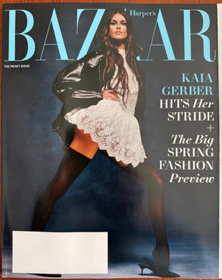 Harper s Bazaar Magazine February 2026 Kaia Gerber Hit her Stride Spring Fashion